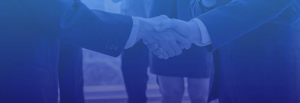 Two men shaking hands