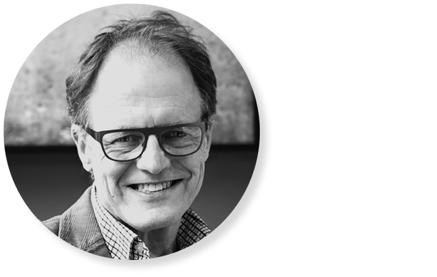 Black and white image of John Orfield