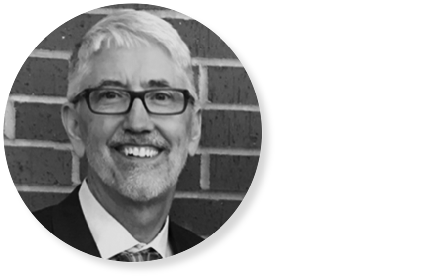 Black and white image of Kelly Selby